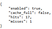 Web SAPI에서 OPcache가 활성화된 상태 — enabled: true, hits와 misses 확인